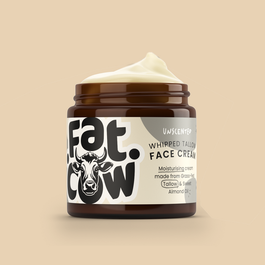 Whipped Grass-Fed Tallow Face Cream | With Sweet Almond Oil